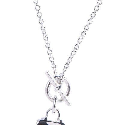 Hermes Sterling Silver Kelly Charm Pendant Necklace 5 of 6