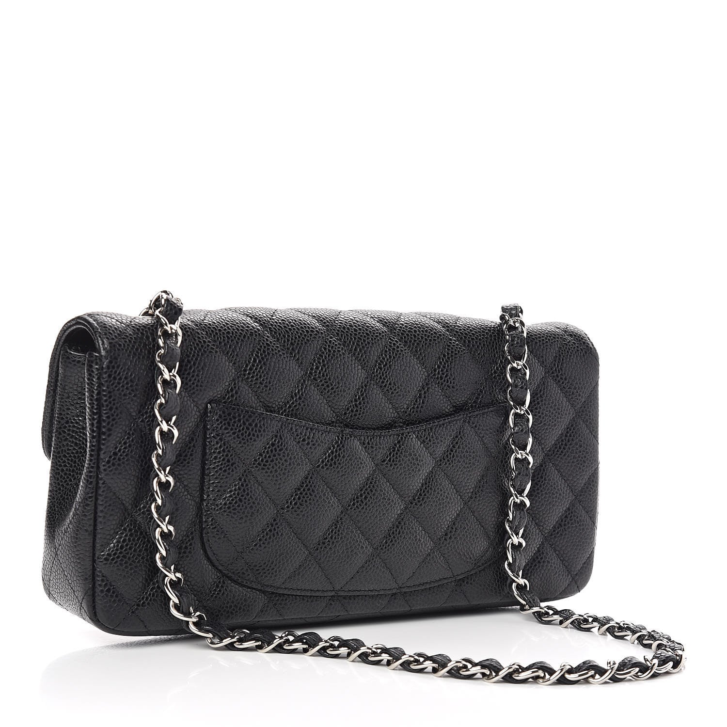 Chanel Caviar Quilted East West Flap Black 3 of 10