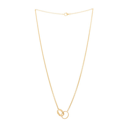 Cartier 18K Yellow Gold Interlocking LOVE Necklace 3 of 5