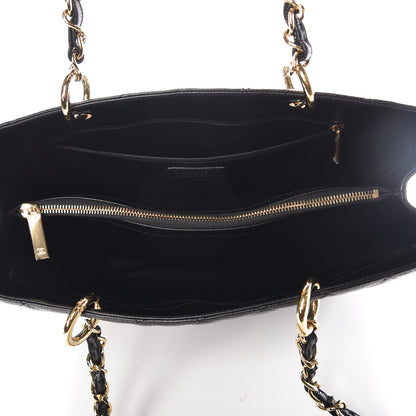 Chanel Caviar Quilted Grand Shopping Tote GST Black 9 of 9