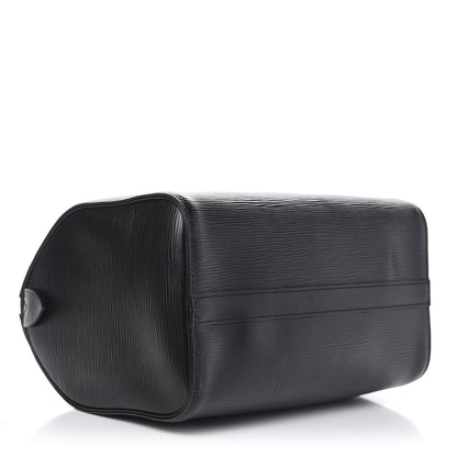 Louis Vuitton Epi Speedy 25 Black 4 of 12