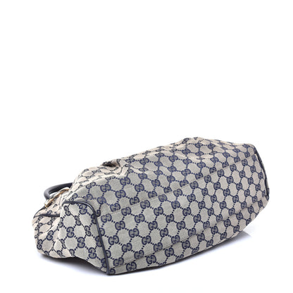 Gucci Monogram Medium Sukey Tote Navy 4 of 11