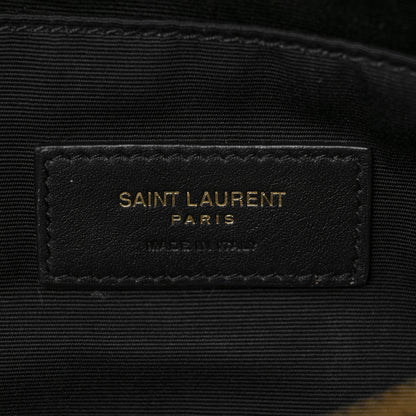 Saint Laurent Grain De Poudre Monogram Belt Bag Black 6 of 9