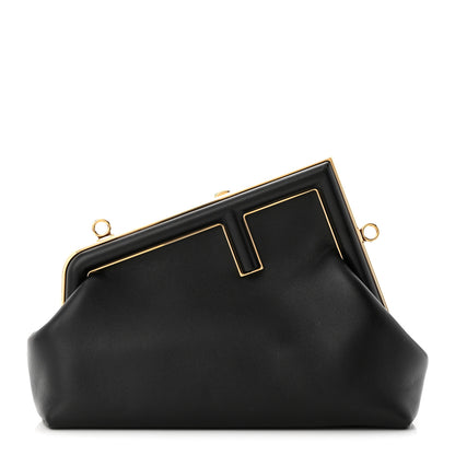 Fendi Shiny Nappa Small Fendi First Black 1 of 9