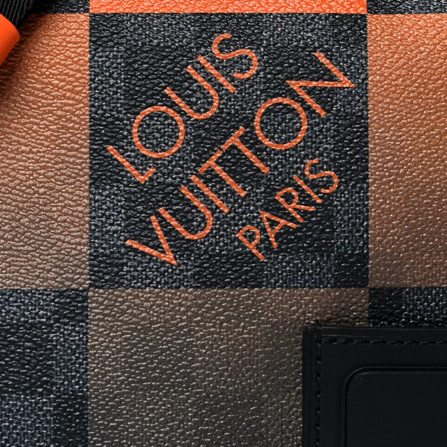 Giant Damier Graphite Alpha Messenger Bag Orange