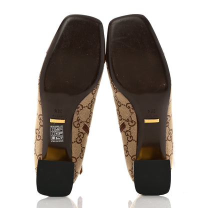 Gucci Monogram Cordovan Lux GG Ankle Boots 38.5 Beige Cuir 6 of 12