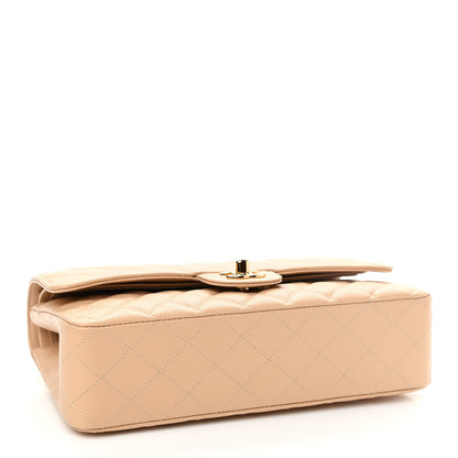 Chanel Caviar Quilted Medium Double Flap Beige 4 of 9