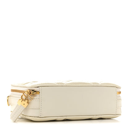 Christian Dior Calfskin Macrocannage Caro Box Bag Latte 4 of 14