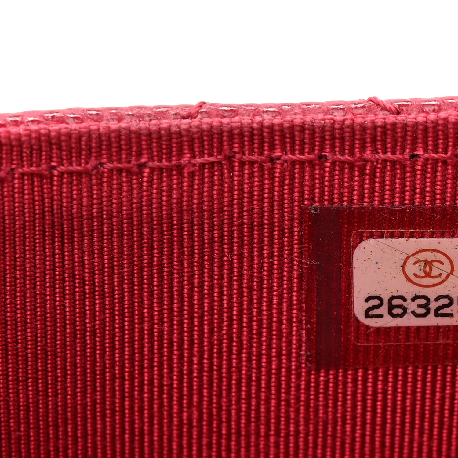Chanel Caviar Quilted Flap Card Holder Wallet Red 8 of 9
