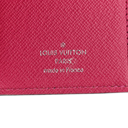 Louis Vuitton Epi Victorine Wallet Indigo Hot Pink 6 of 7