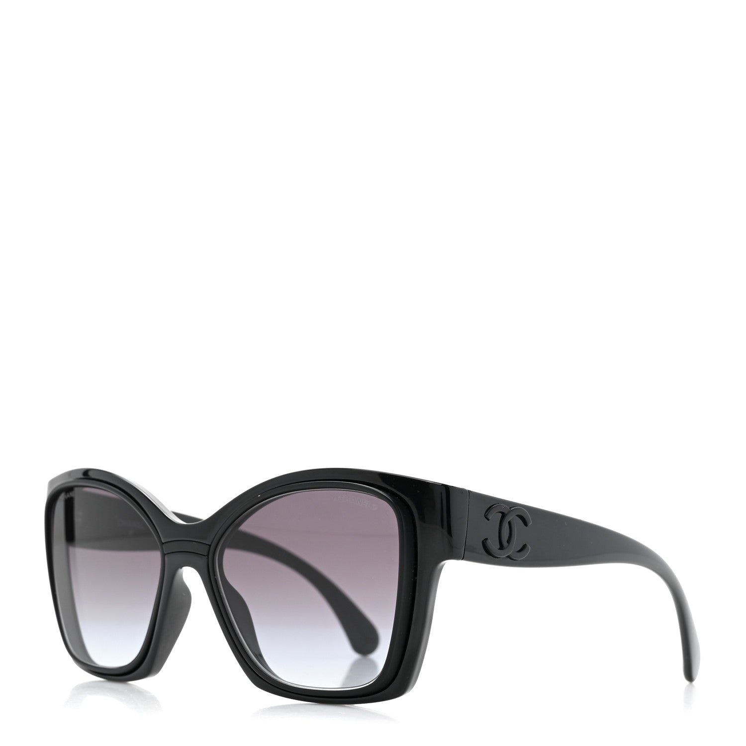 Chanel Acetate CC Butterfly Sunglasses 71382 Black 1 of 8