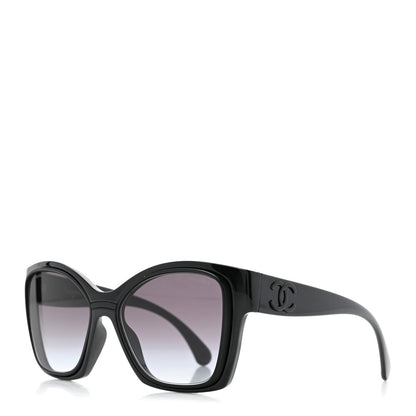 Chanel Acetate CC Butterfly Sunglasses 71382 Black 1 of 8