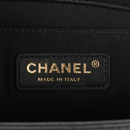 Chanel Lambskin Quilted Medium Boy Flap Black 6 of 7