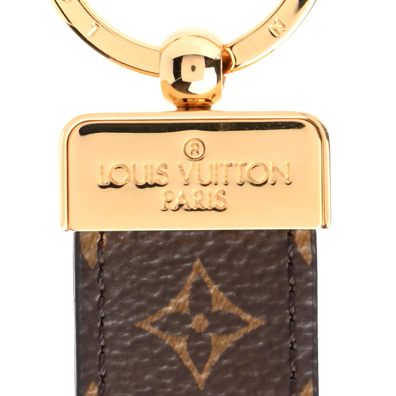Louis Vuitton Monogram Dragonne Key Holder 3 of 4