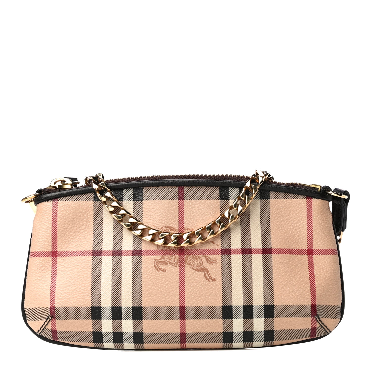 Burberry Haymarket Check Clara Pochette Chocolate 1 of 10