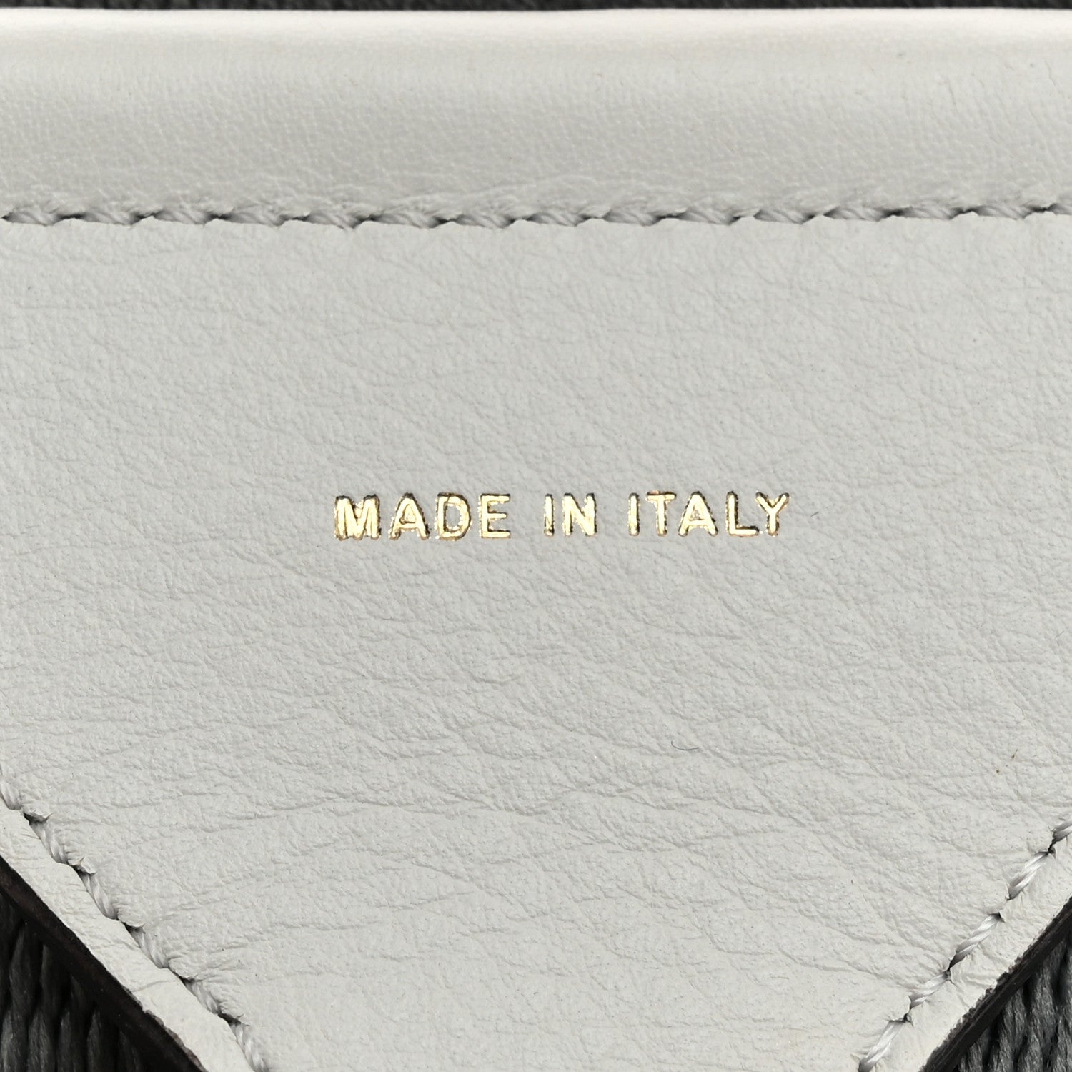 Fendi Ribbon Vitello Seta FF 1974 Adjustable Strap You Ardesia Pietra White Ice 4 of 5