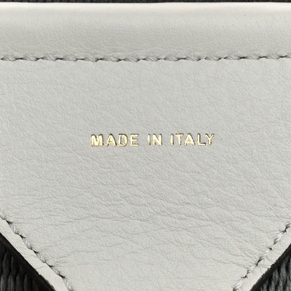 Fendi Ribbon Vitello Seta FF 1974 Adjustable Strap You Ardesia Pietra White Ice 4 of 5