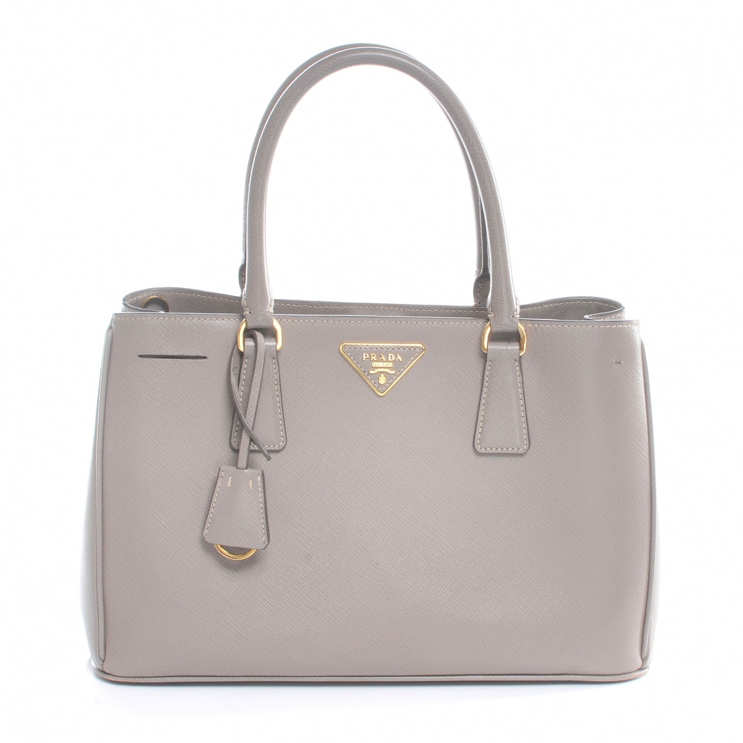 Saffiano Lux Medium Tote Argilla