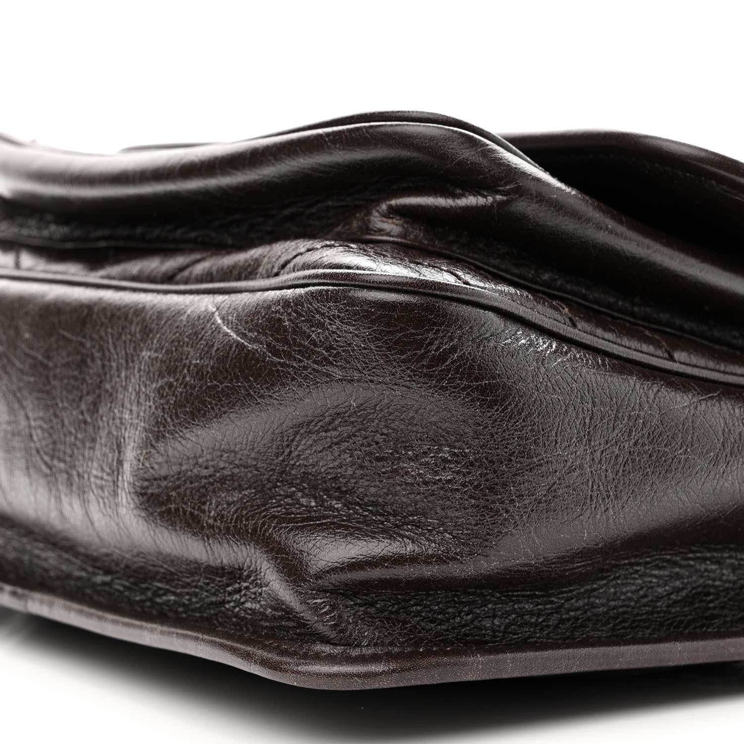 Saint Laurent Crinkled Calfskin Matelasse Monogram Medium Niki Chain Satchel Tulip 10 of 10