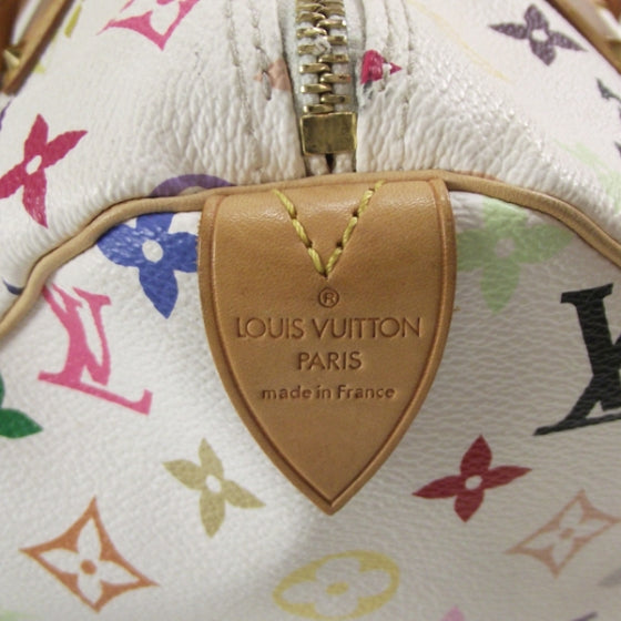 Louis Vuitton Monogram Multicolor Speedy 30 White 7 of 10