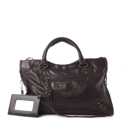 Balenciaga Chevre Classic Hardware City Chocolate 1 of 15
