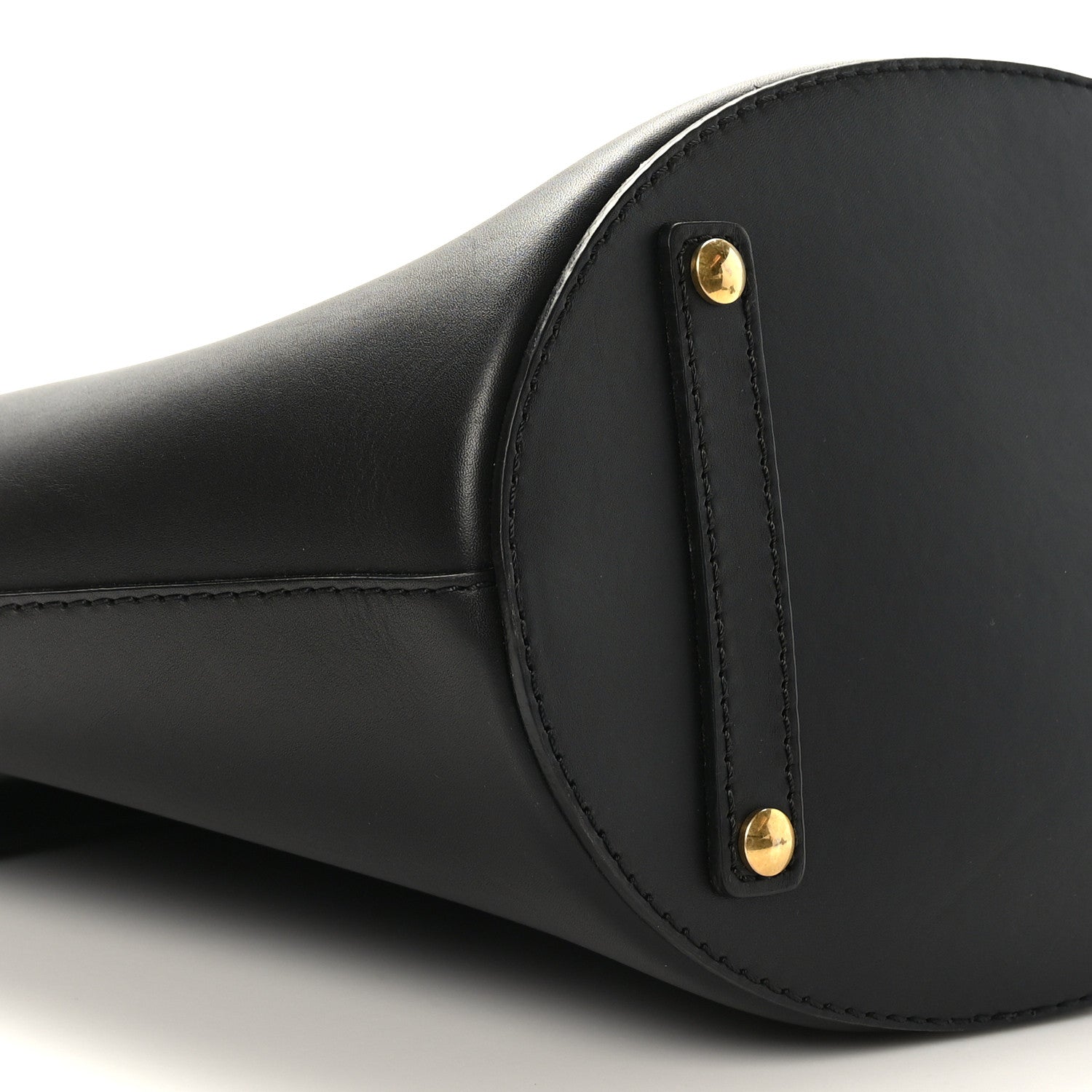 Burberry Supple Calfskin Medium Bucket Bag Black 8 of 9