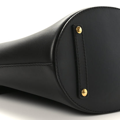 Burberry Supple Calfskin Medium Bucket Bag Black 8 of 9
