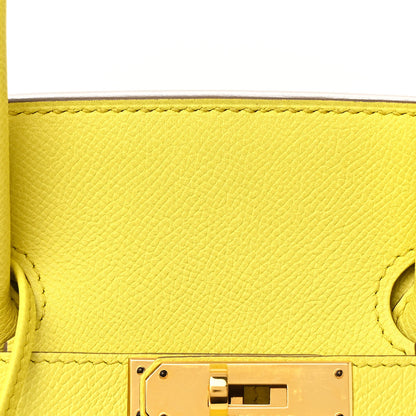 Hermes Epsom Birkin 35 Lime 8 of 14