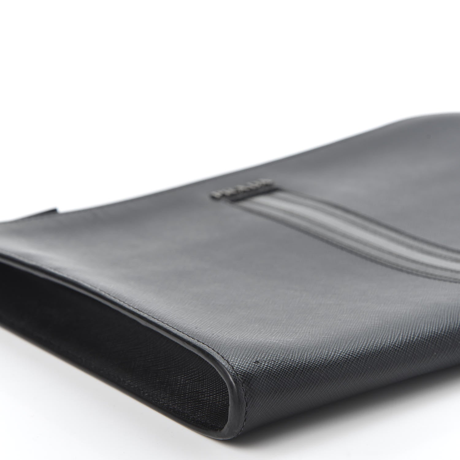 Prada Saffiano Document Holder Black 5 of 7