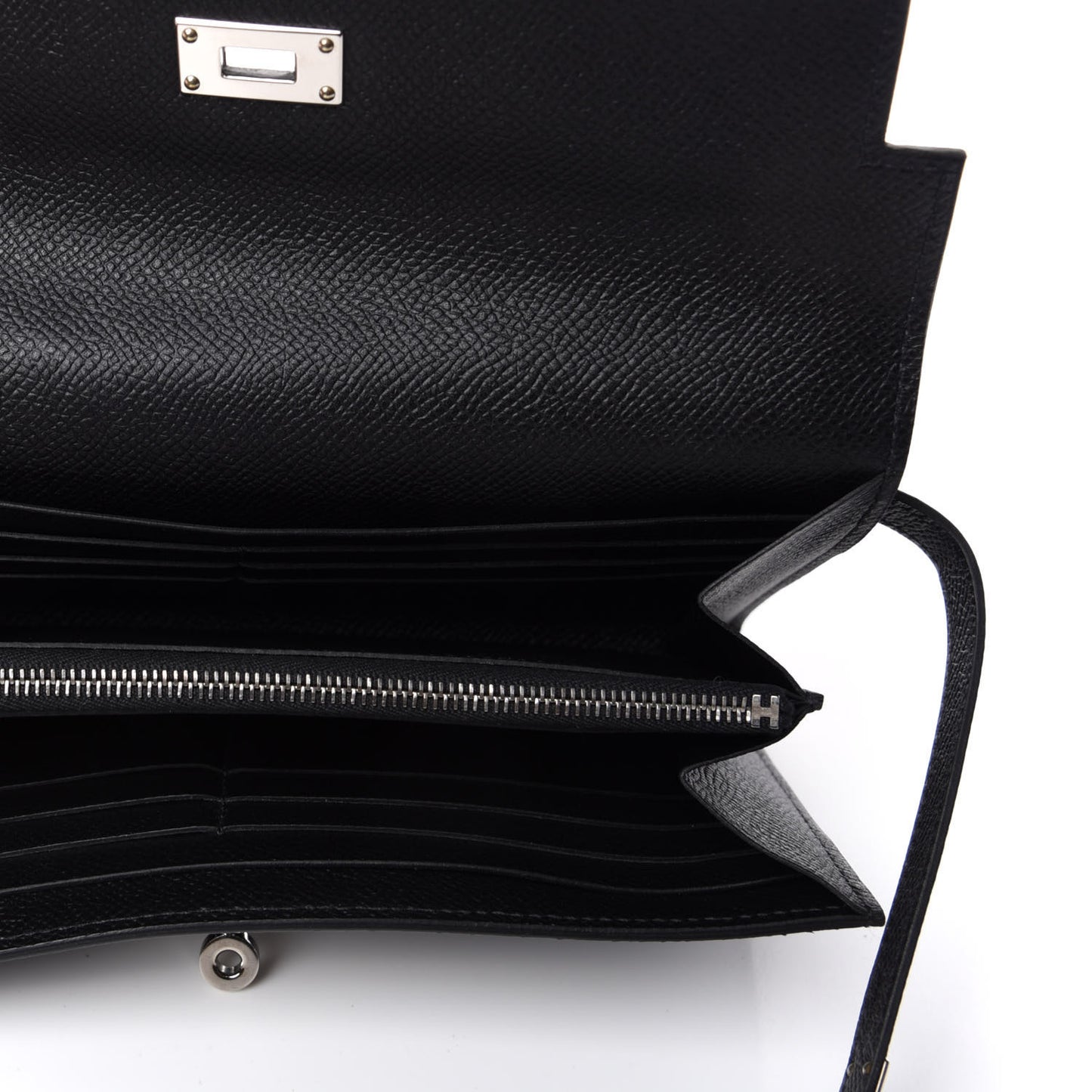 Epsom Kelly Longue Wallet Black
