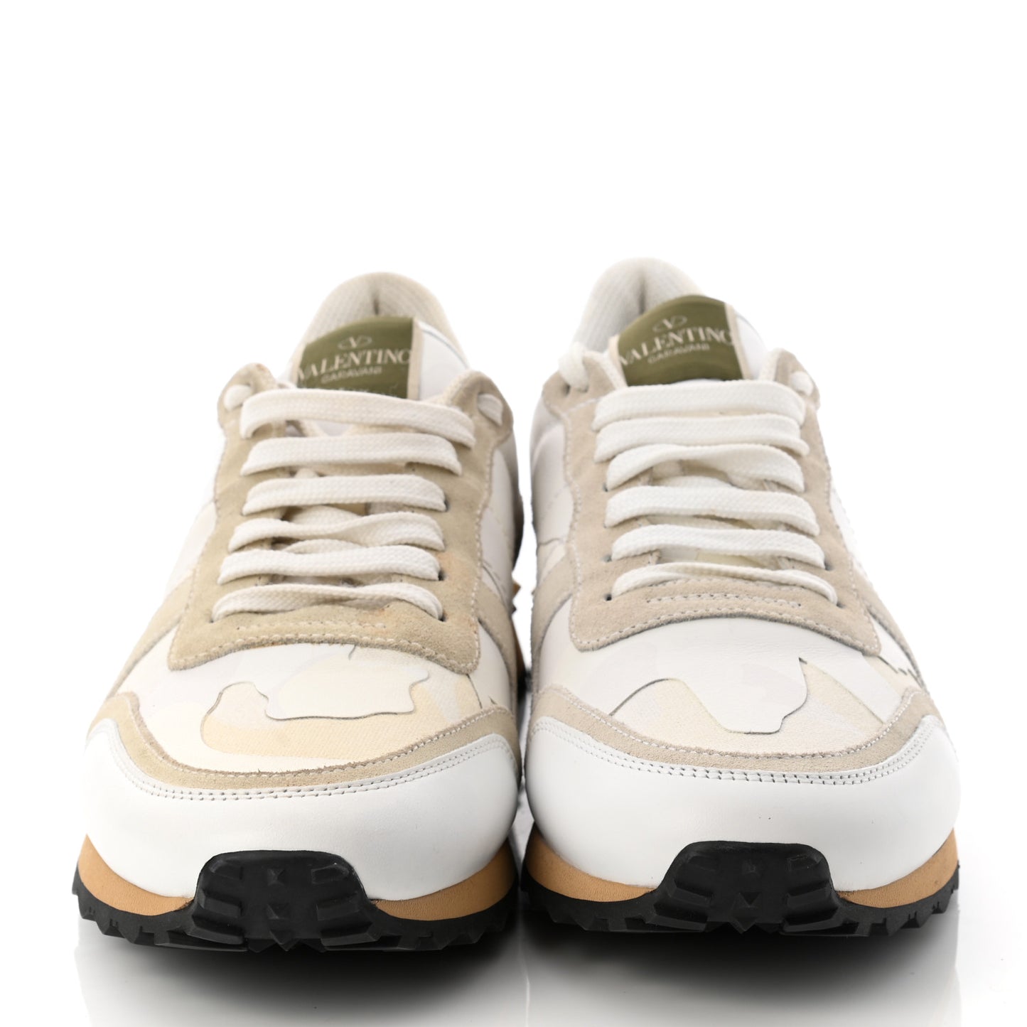 Fabric Suede L'Amour Mens Rockrunner Sneakers 42 White