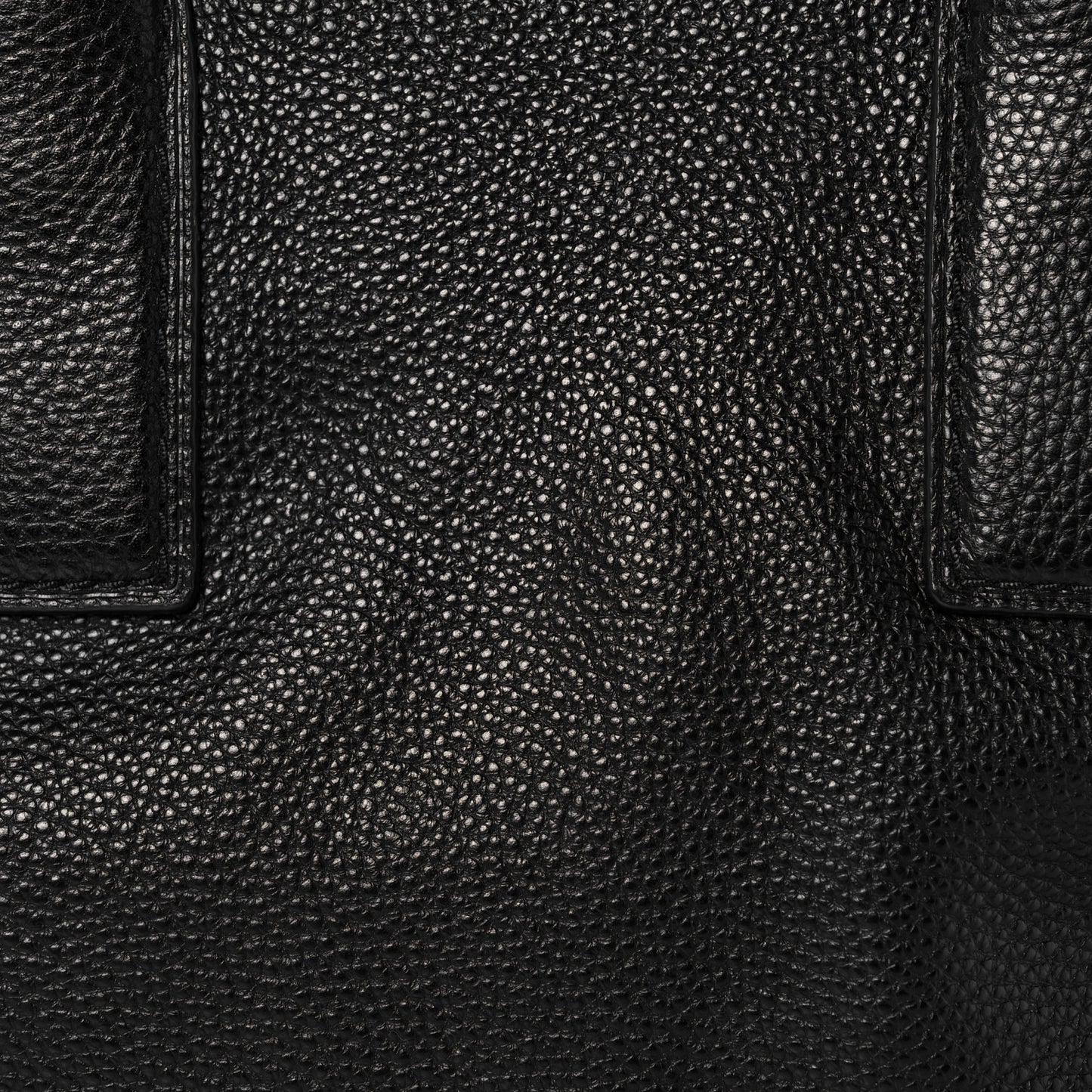 Pebbled Calfskin Tote Black