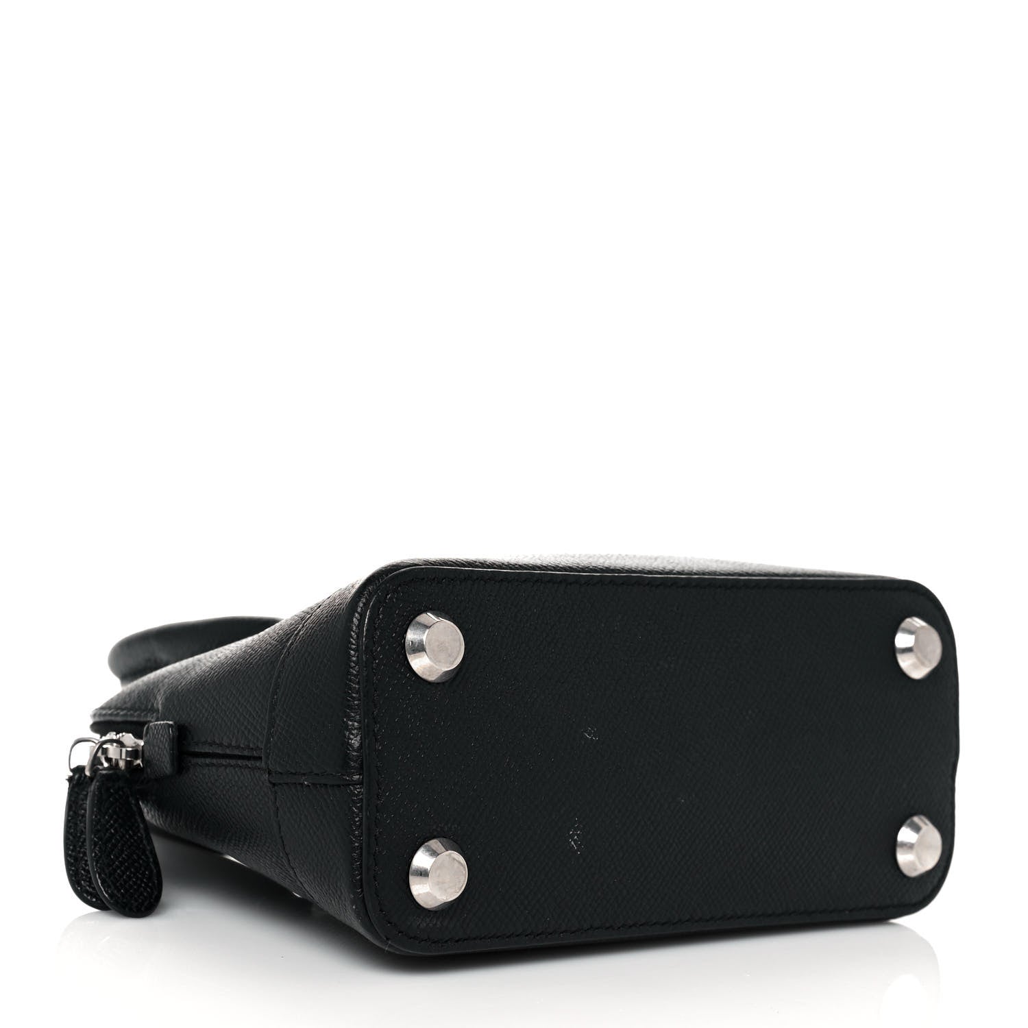 Balenciaga Signature Grained Calfskin Logo XXS Ville Top Handle Bag Black 4 of 11