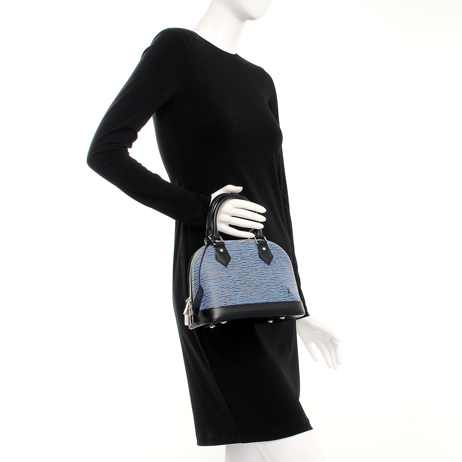 Louis Vuitton Epi Alma BB Denim Light 3 of 10
