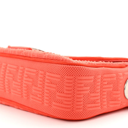 Fendi Technical Fabric FF Midi Chain Baguette Tulipano 10 of 14