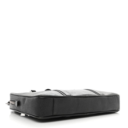 Burberry Textured Calfskin Briefcase Black 3 of 11