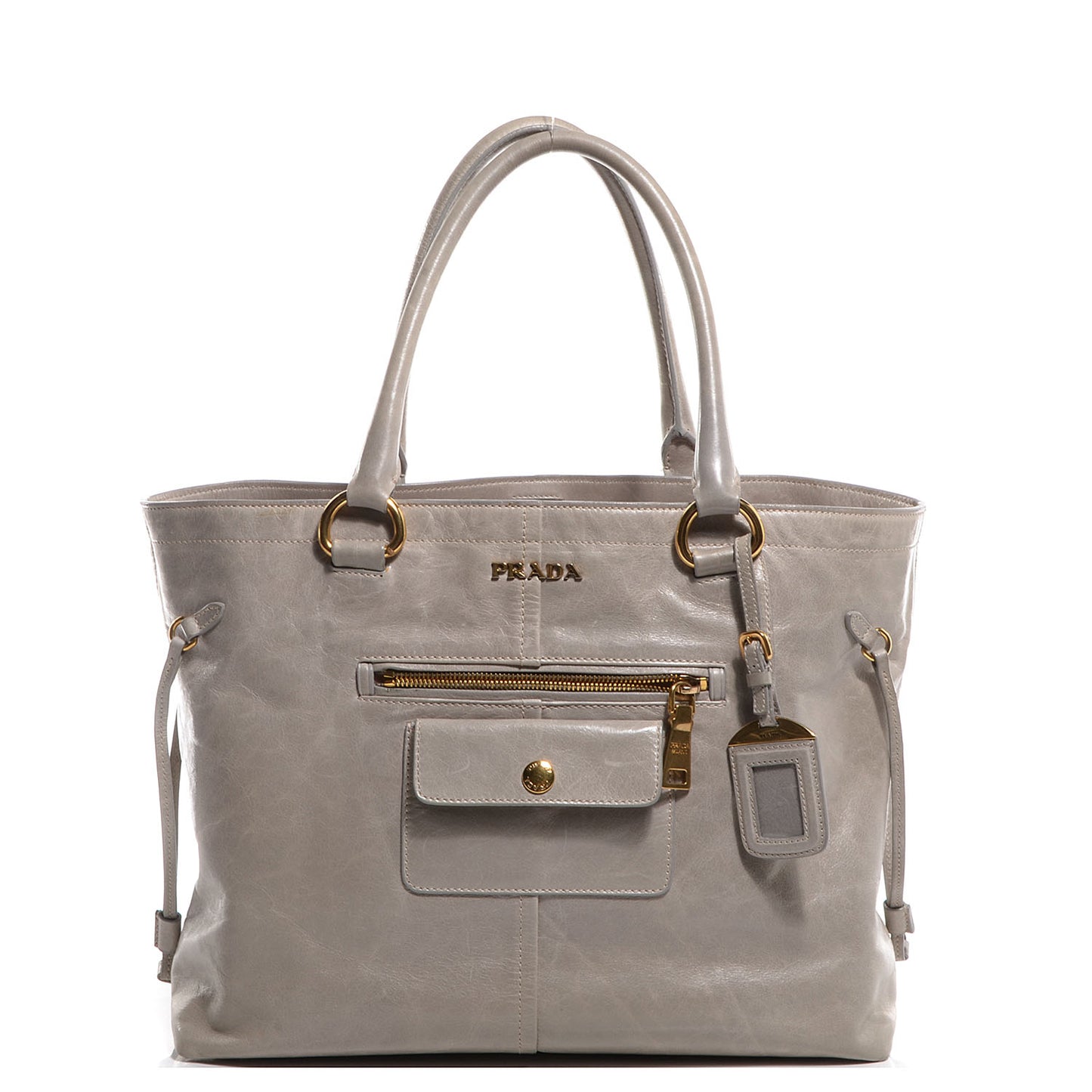 Vitello Shine Tote Nube