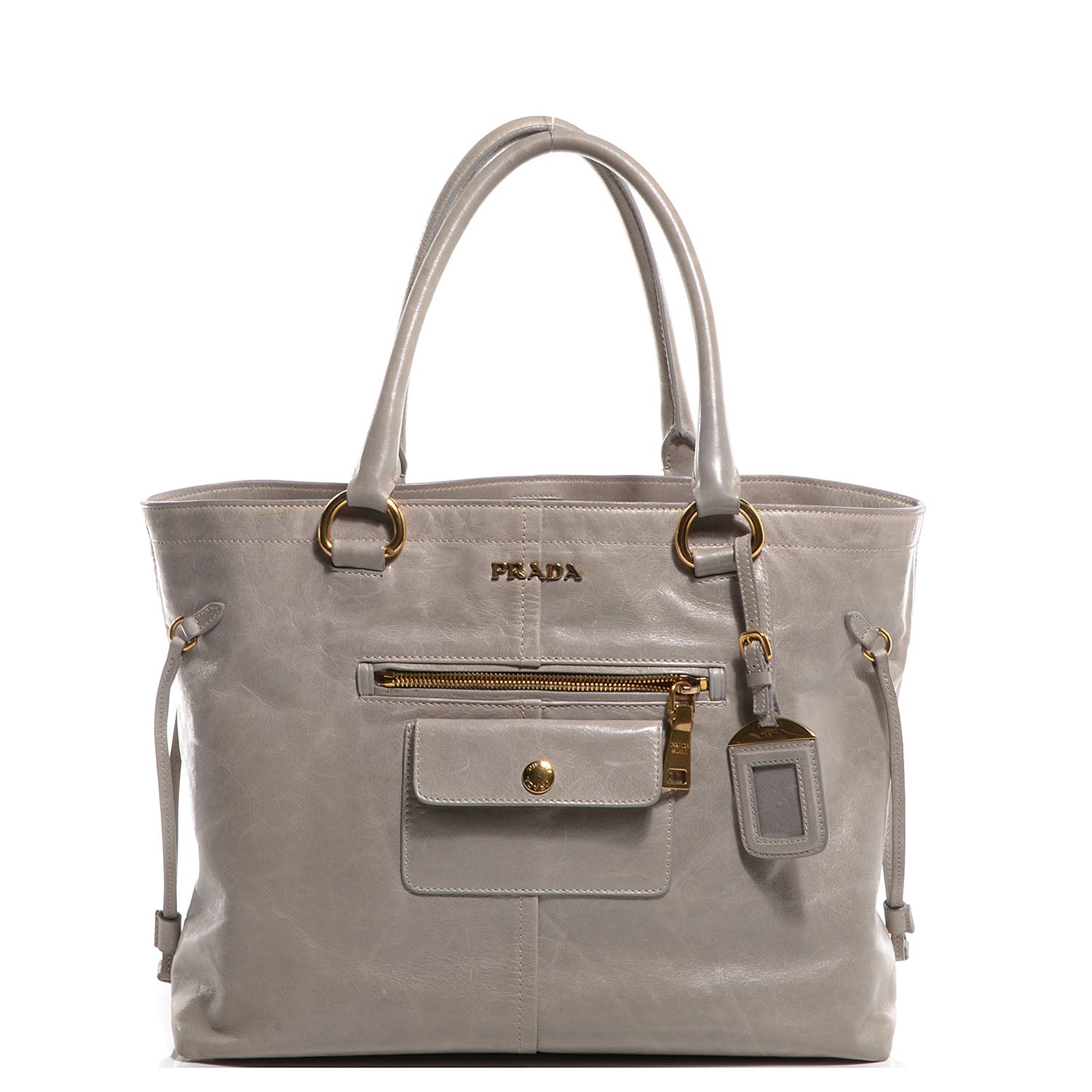 Prada Vitello Shine Tote Nube 1 of 12