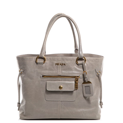 Prada Vitello Shine Tote Nube 1 of 12
