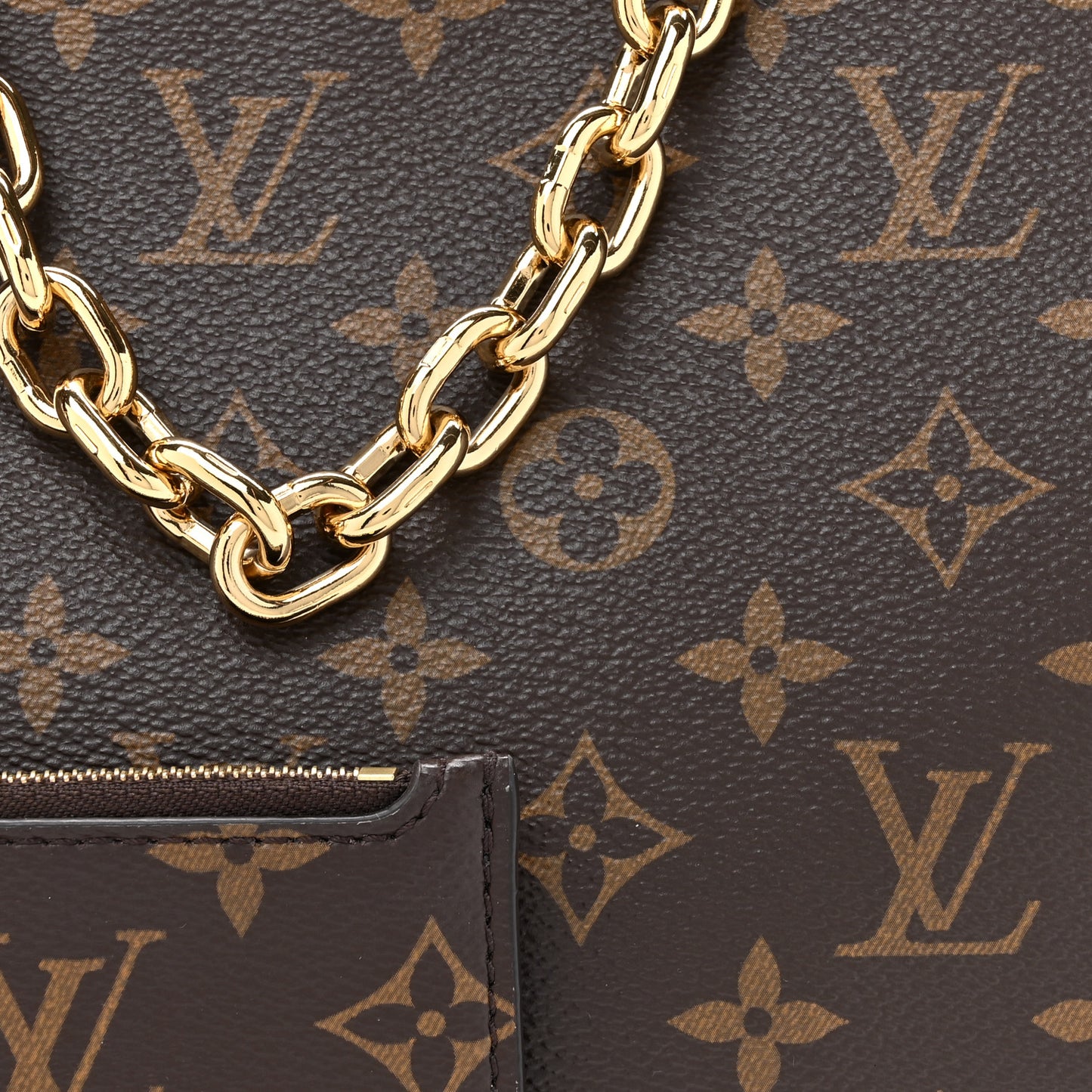 Reverse Monogram Loop Hobo