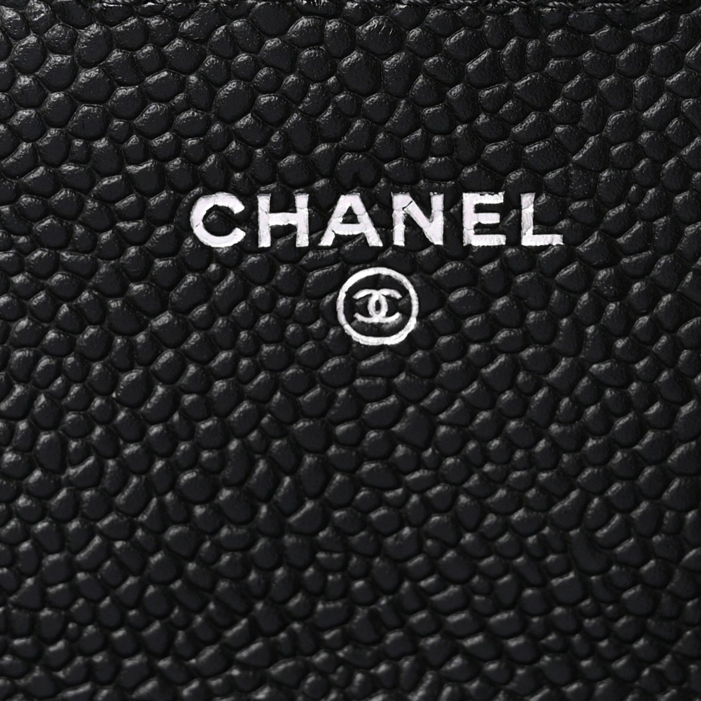 Caviar Quilted Large Gusset Flap Wallet Black