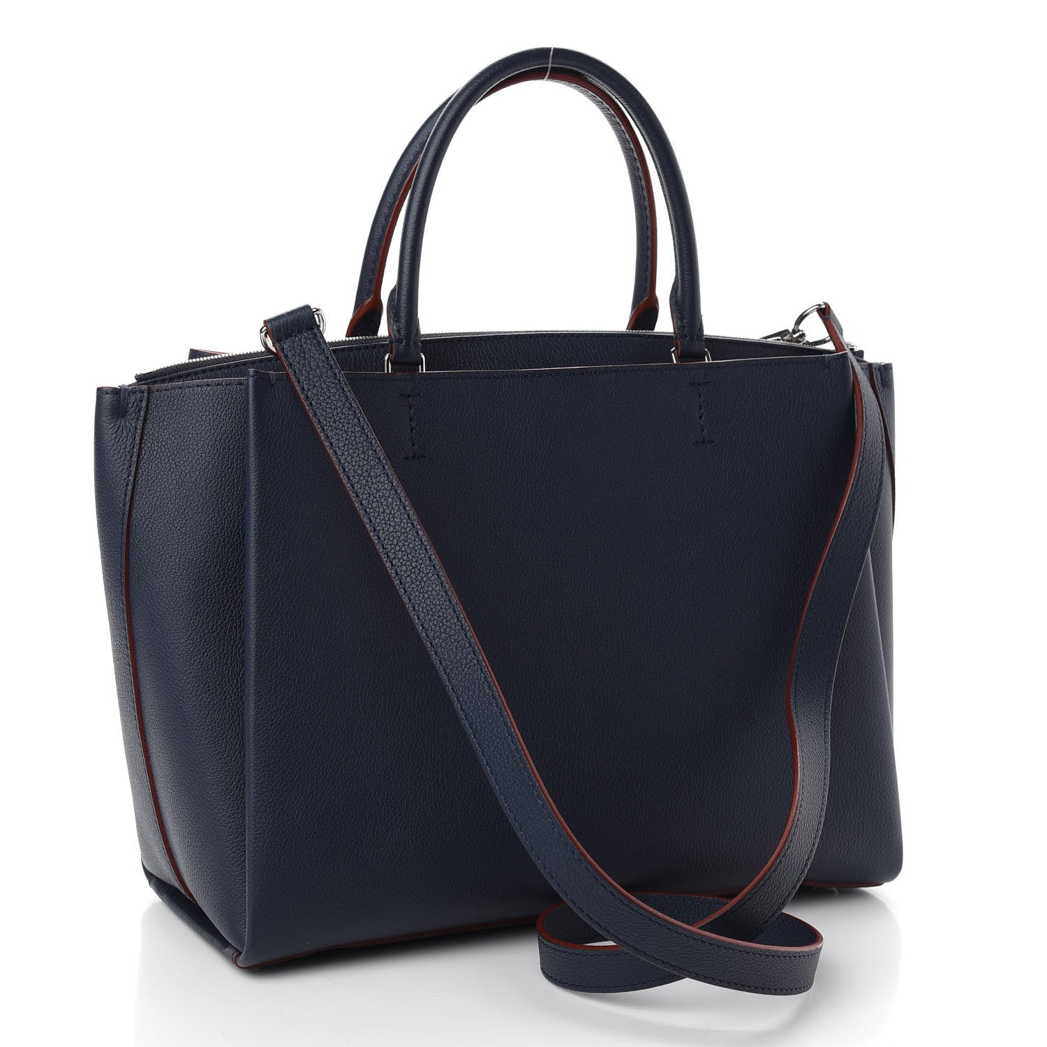 Louis Vuitton Calfskin Lockmeto Marine Rouge 3 of 10
