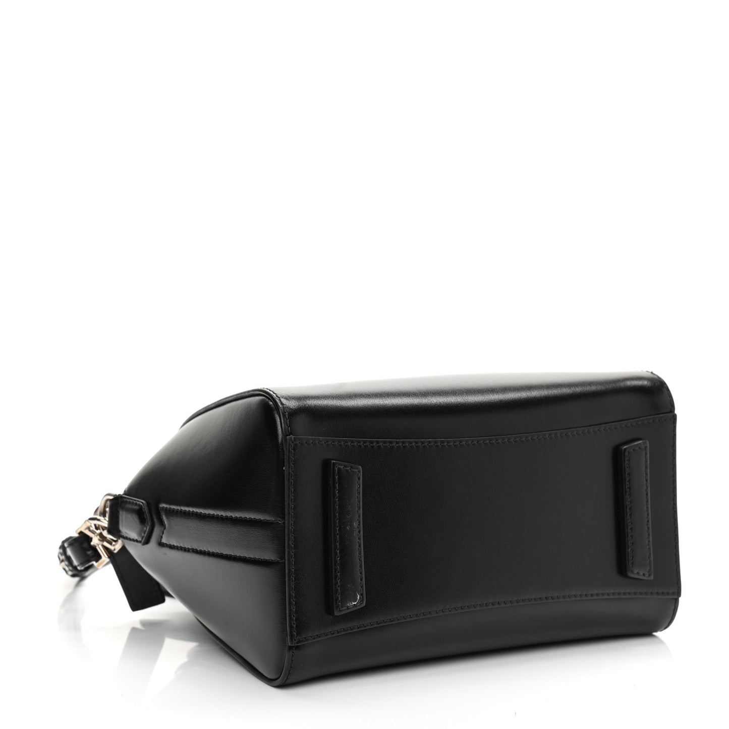Shiny Lord Calfskin Mini Antigona Black