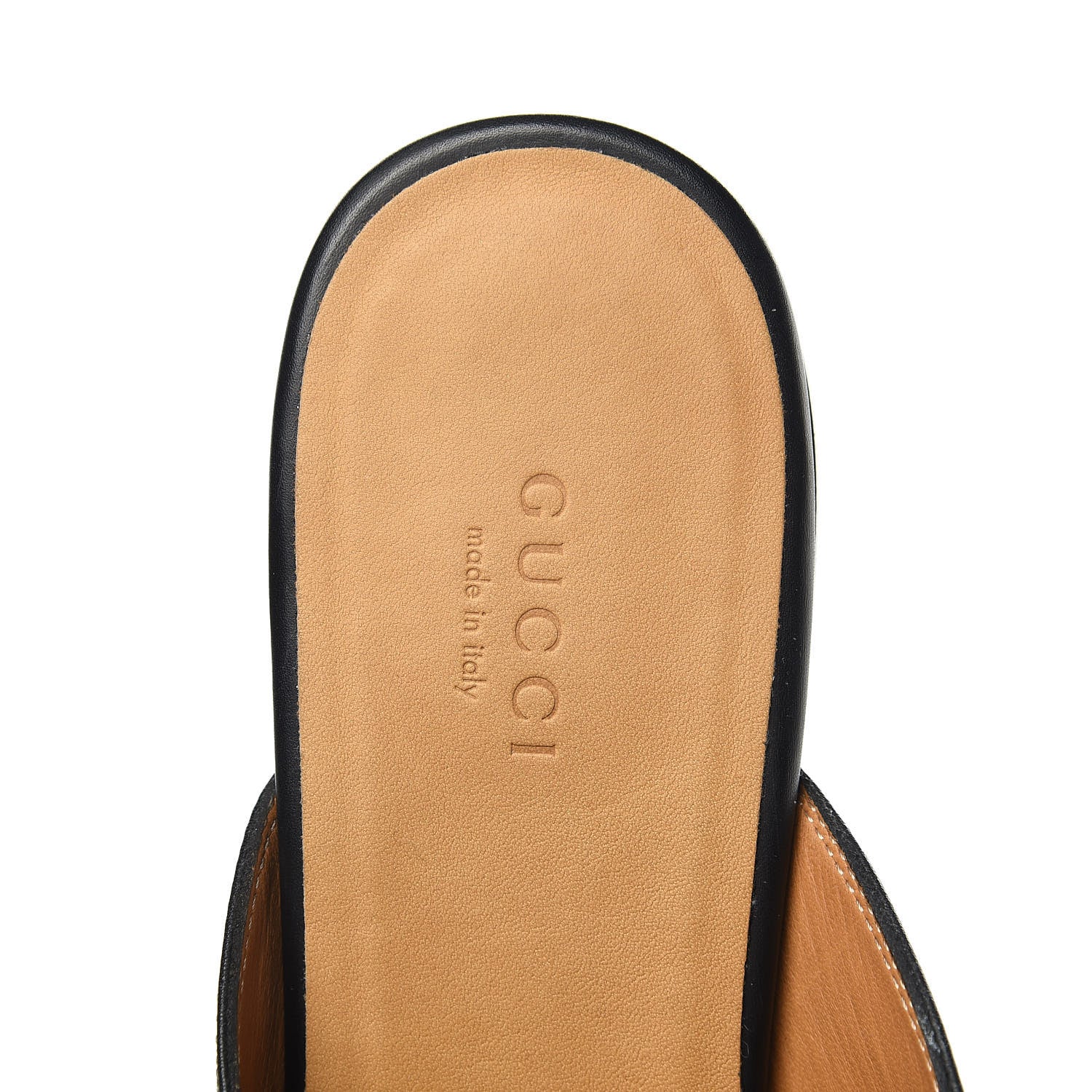 Gucci Calfskin Womens Princetown Slippers 39 Black 7 of 10