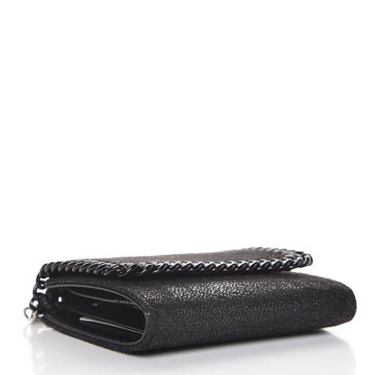 Stella McCartney Shaggy Deer Small Falabella Wallet Black 4 of 6