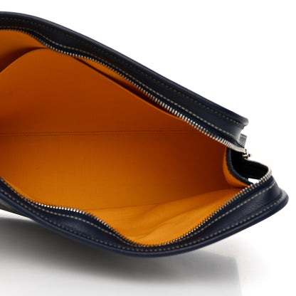 Goyard Goyardine Jouvence GM Toiletry Pouch Navy 6 of 7
