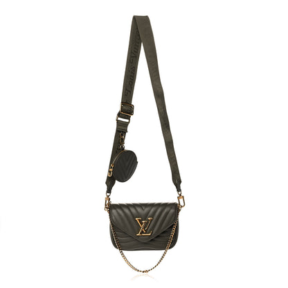 Louis Vuitton Calfskin New Wave Multi Pochette Kaki 1 of 14