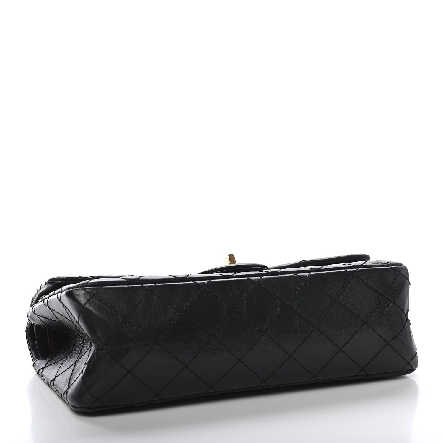 Chanel Aged Calfskin Quilted 2.55 Reissue 225 Flap Black 3 of 8