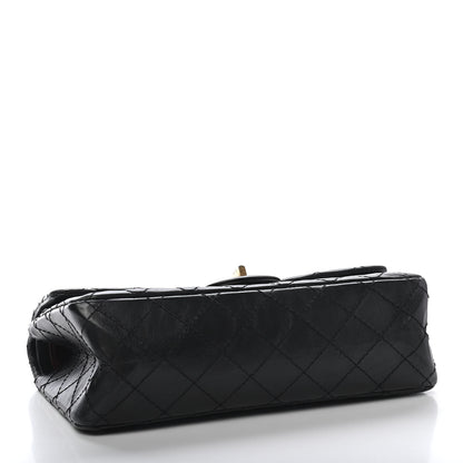 Chanel Aged Calfskin Quilted 2.55 Reissue 225 Flap Black 3 of 8