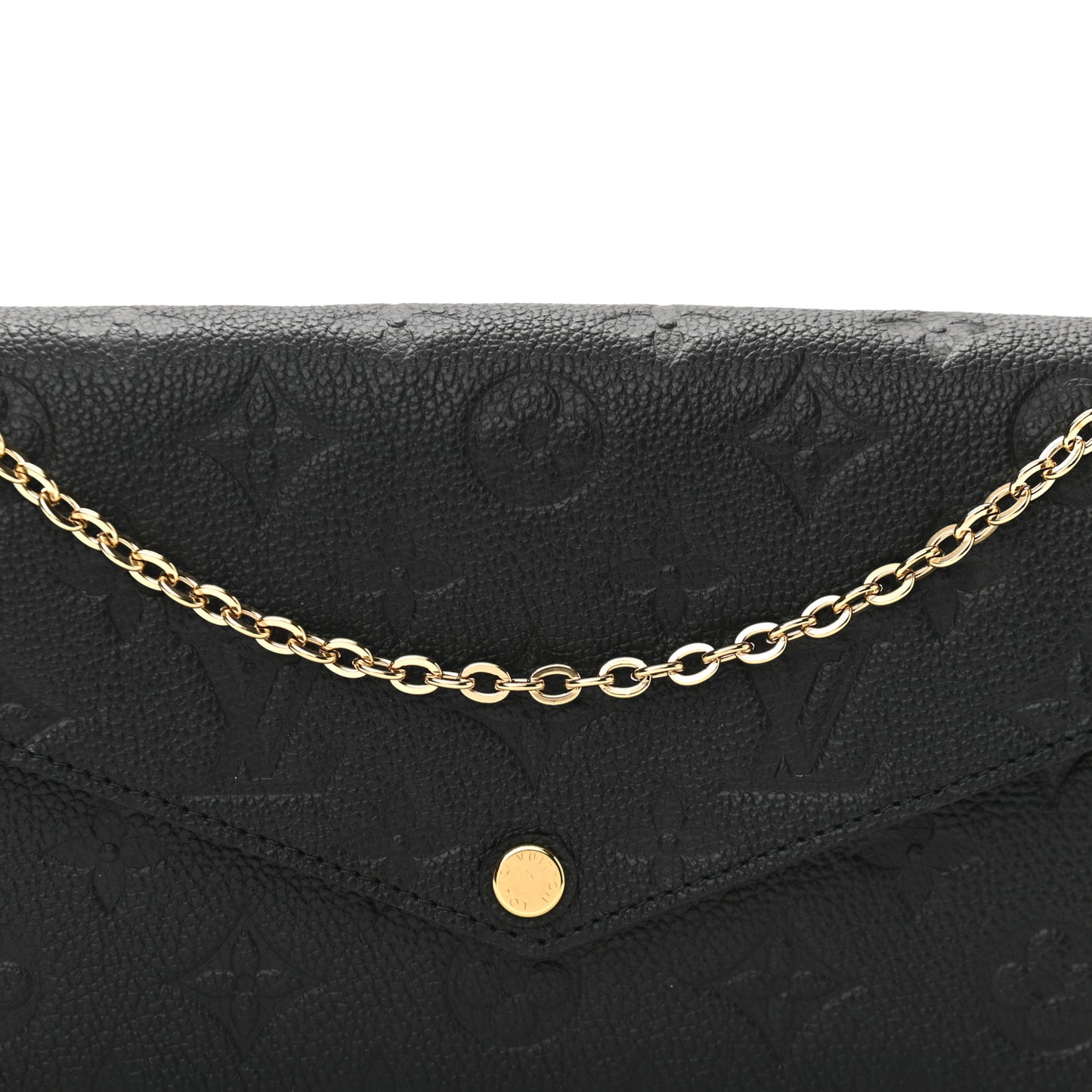 Empreinte Pochette Felicie Chain Wallet Black